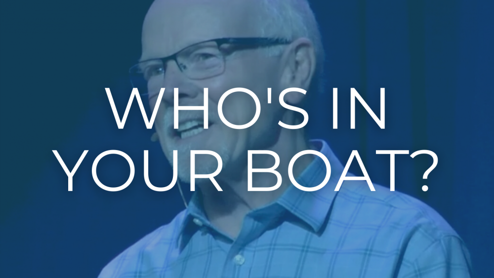 Faith is a Journey - Who's in Your Boat Image